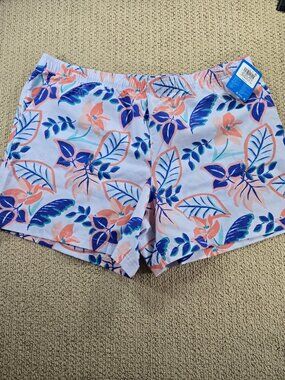 Columbia Women's Sandy River Swim Shorts Floral XXL 5” Inseam Beach NWT